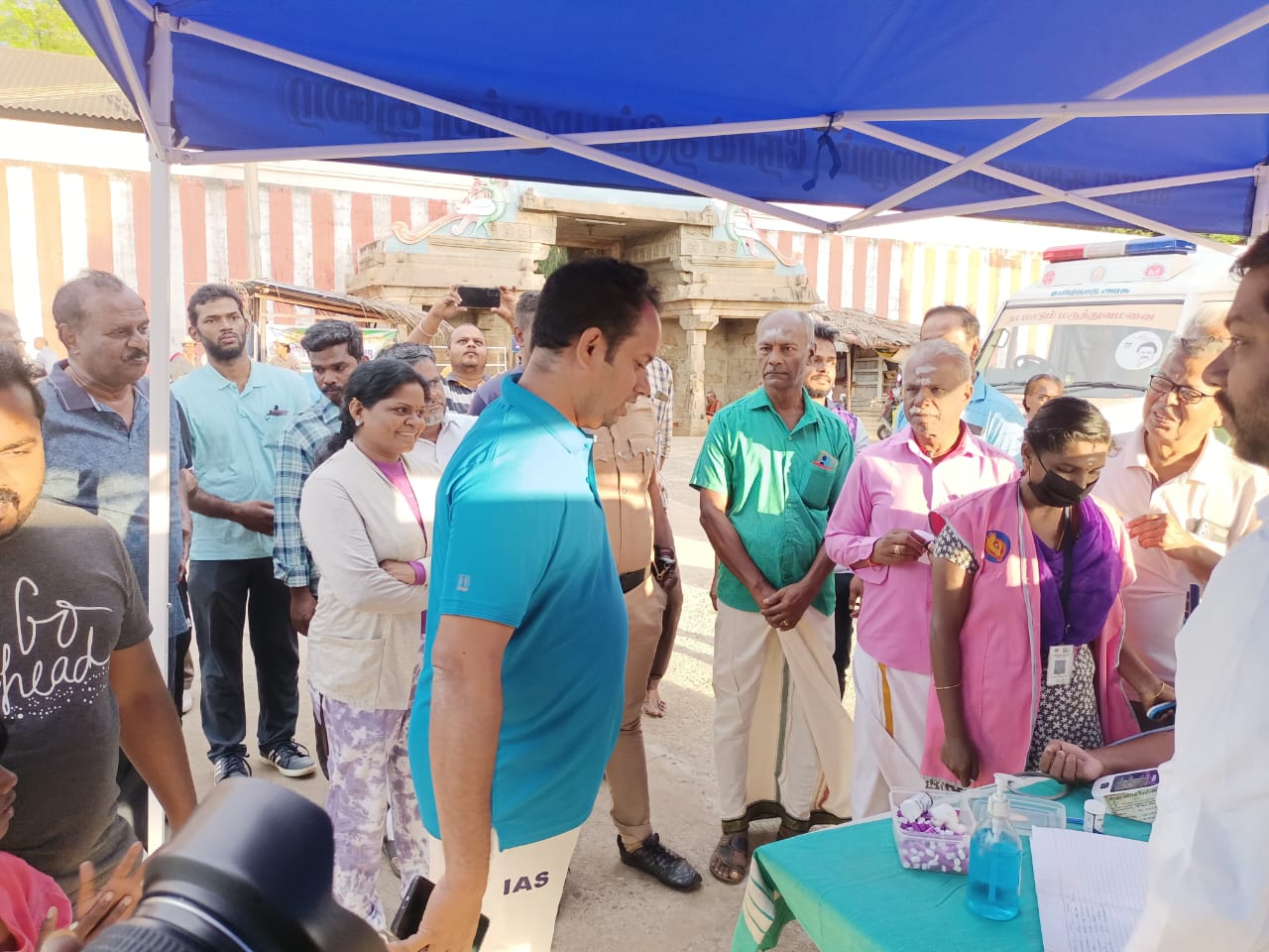 தென்காசியில் நடைபயிற்சி மேற்கொண்டு விழிப்புணர்வு ஏற்படுத்திய மாவட்ட கலெக்டர்..