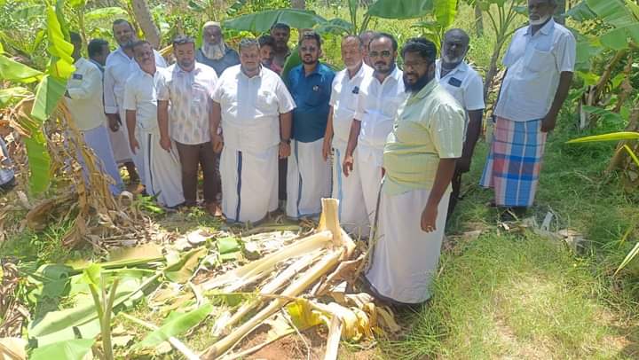 விவசாயிகளையும் விளை நிலங்களையும் பாதுகாக்க எஸ்டிபிஐ ஆய்வுக்குழு வலியுறுத்தல்..