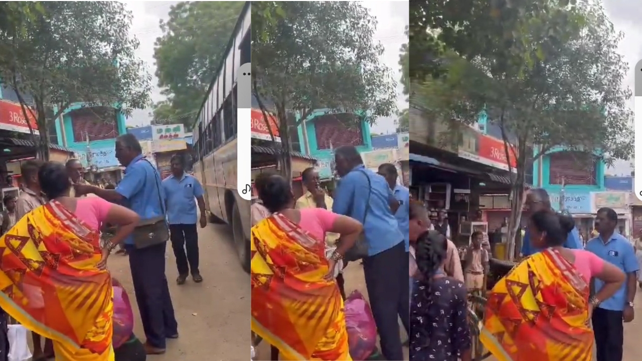 பயணியை கன்னத்தில் அறைந்த நடத்துனர் சஸ்பெண்ட்..