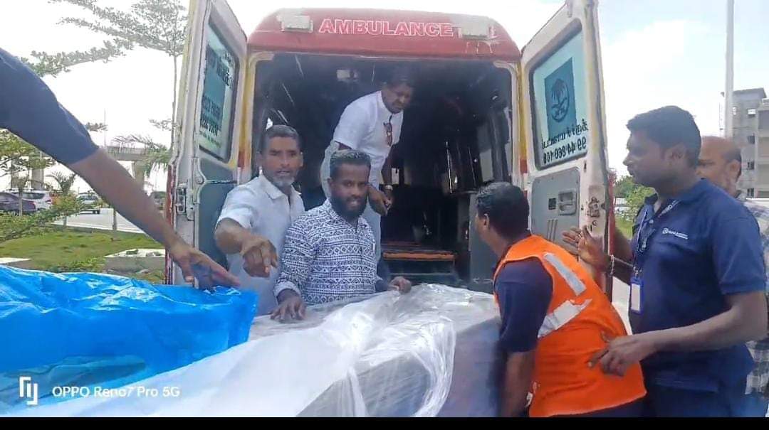 ரியாத்தில் மரணித்த கட்டுமான பணியாளர் ஐயப்பன்; உடலை தாயகம் அனுப்பி வைத்த இந்தியன் வெல்ஃபேர் ஃபோரம் மற்றும் தமுமுகவினருக்கு உறவினர்கள் நன்றி..