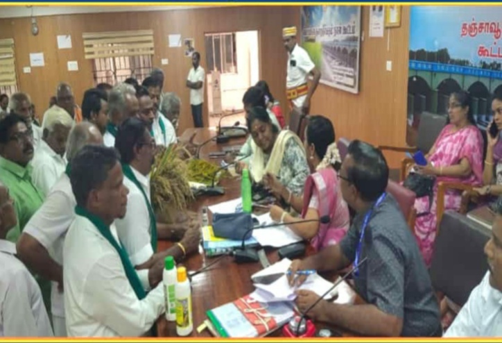தொடர் கன மழையால் நெற்பயிர்கள் சேதம்; இழப்பீடு வழங்க தஞ்சை விவசாயிகள் கோரிக்கை..