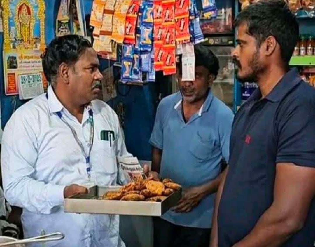 நியூஸ் பேப்பரில் எண்ணெய் பலகாரங்கள் கொடுத்தால் ₹1,000 அபராதம்..