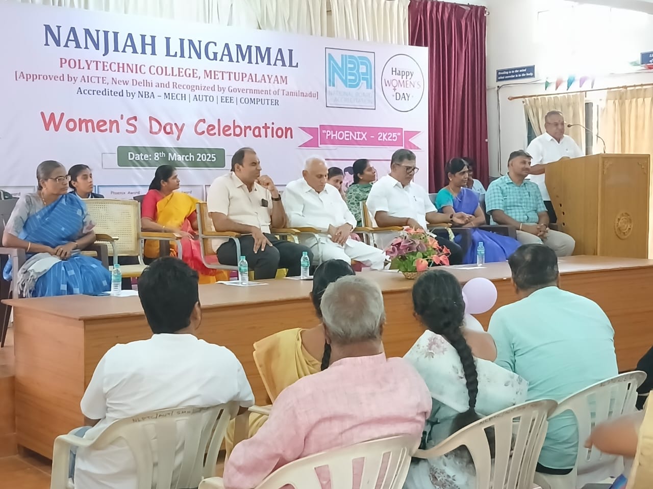மேட்டுப்பாளையம் நஞ்சையா லிங்கம்மாள் கல்லூரியில் மகளிர் தின விழா .!