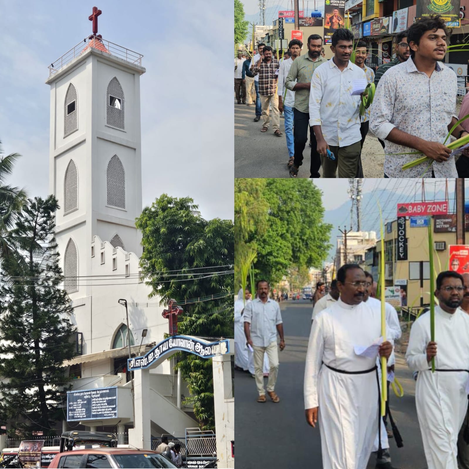 மேட்டுப்பாளையம் சி.எஸ்.ஐ, தூய யோவான் ஆலயத்தில் ஈஸ்டர் பண்டிகை.!