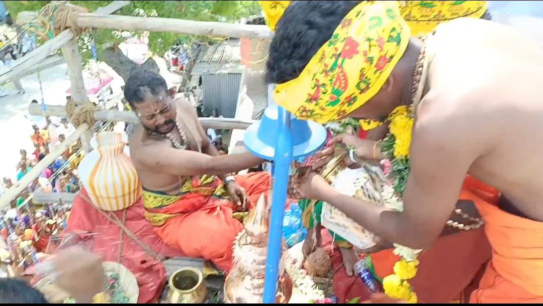 திருப்புல்லாணி மாரியம்மன் ஆலயத்தில் அஷ்டபந்தன மகா கும்பாபிஷேக விழா.!