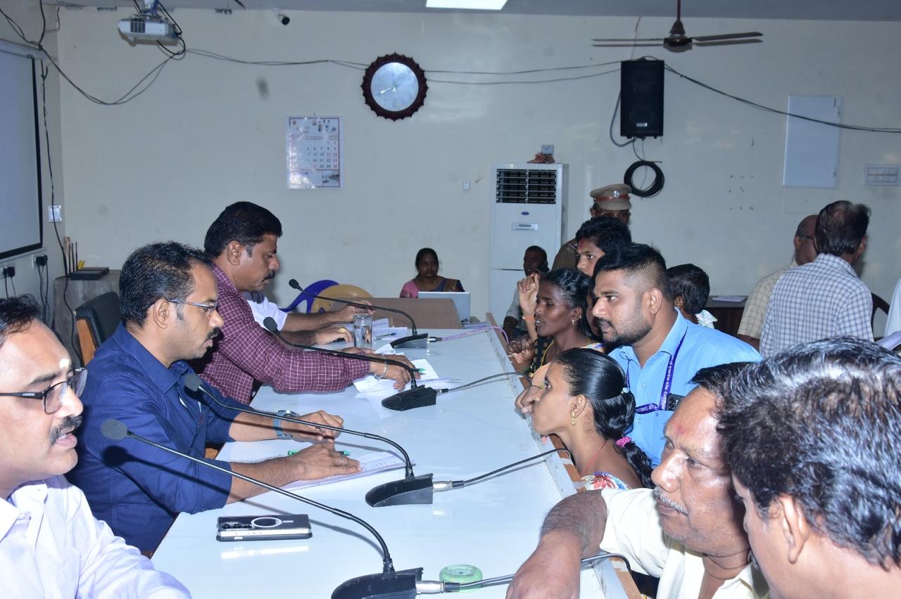 தென்காசியில் நடந்த மக்கள் குறைதீர்க்கும் நாள் கூட்டம்..