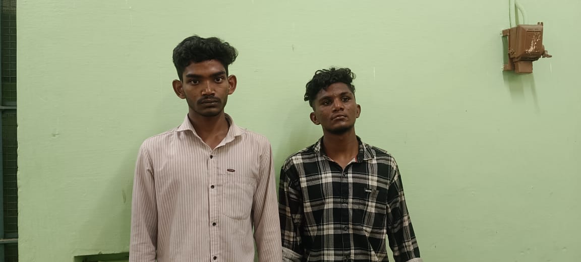 உசிலம்பட்டியில் கோவில் உண்டியலில் கை வைத்த இரண்டு பேருக்கு காப்பு