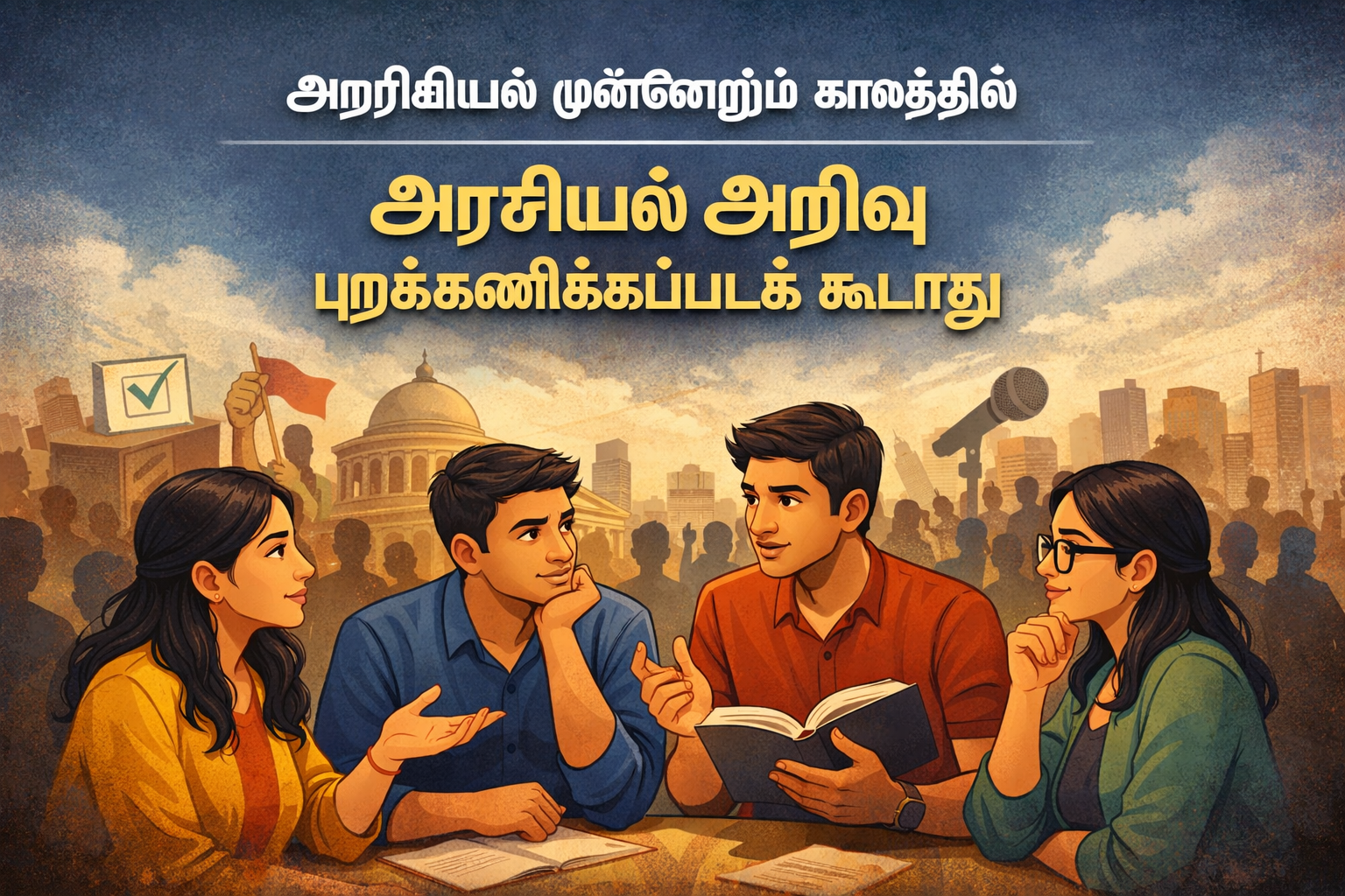 இளைய சமுதாயமே…அறிவியலோடு அரசியல் அறிவும் அவசியம்..